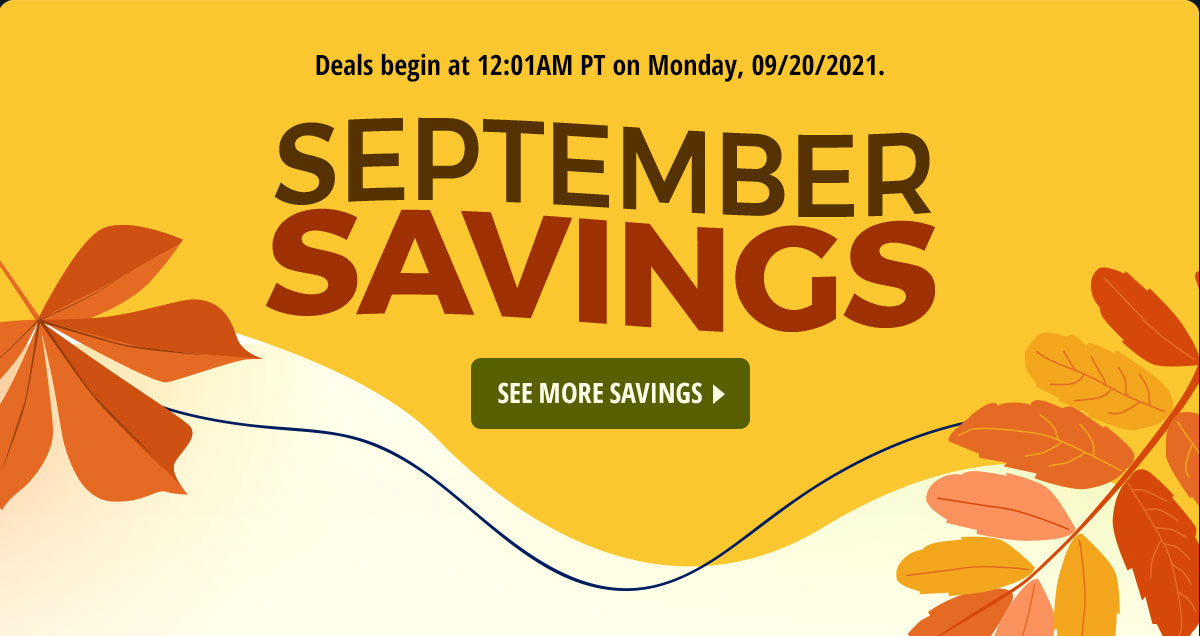 September Savings