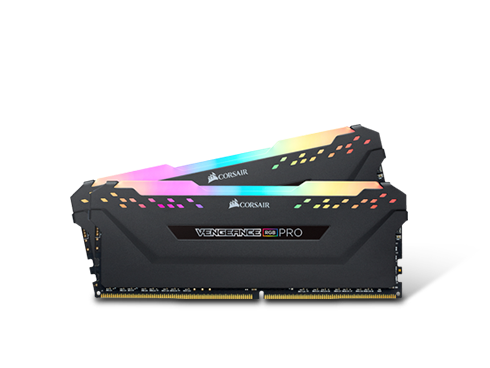 CORSAIR Vengeance RGB Pro 16GB (2 x 8GB) 288-Pin DDR4 DRAM DDR4 3200 (PC4 25600) Desktop Memory Model CMW16GX4M2C3200C16