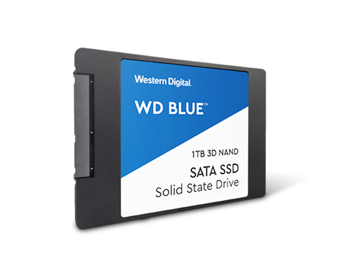 WD Blue 3D NAND 1TB Internal SSD - SATA III 6Gb/s 2.5"/7mm Solid State Drive - WDS100T2B0A