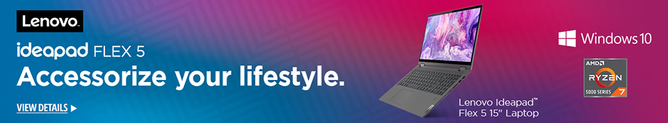 NB-Lenovo_ideapad Flex 5, Accessorize your lifestyle._banners