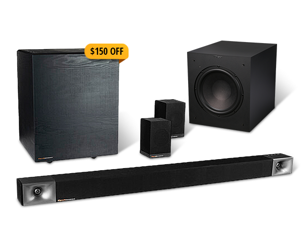 UP TO $150 OFF Select Klipsch Sound Bars & Speakers*