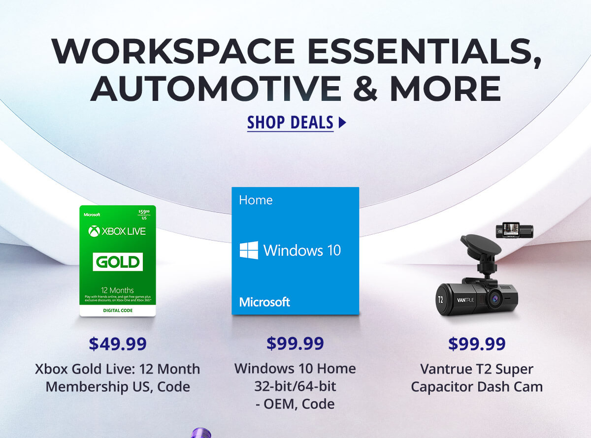 Workspace Essentials, Automotive & More