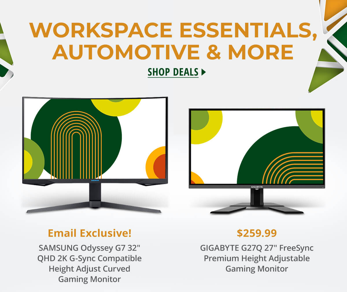 Workspace Essentials, Automotive & More