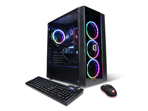 CyberpowerPC Gaming Desktop Gamer Xtreme C768LQ Intel Core i7 10th Gen 10700K (3.80 GHz) 16 GB DDR4 1 TB HDD 500 GB SSD NVIDIA GeForce RTX 3080 Windows 10 Home 64-bit