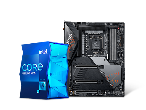 Intel Core i9-11900K Rocket Lake 8-Core 125W Processor + GIGABYTE Z590 AORUS MASTER ATX Motherboard Combo
