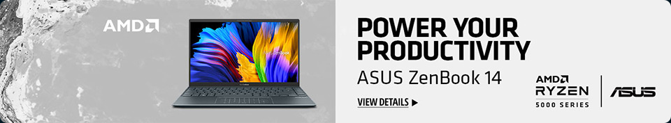 ASUS ZenBook 14 Ultra-Slim Laptop 14" Full HD NanoEdge Bezel Display, AMD Ryzen 7 5700U CPU, Radeon Graphics, 16GB RAM, 1TB PCIe SSD, NumberPad, Windows 10 Pro, Pine Grey, UM425UA-NS74, Only at Newegg