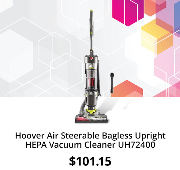 Hoover Air Steerable Bagless Upright HEPA Vacuum Cleaner UH72400