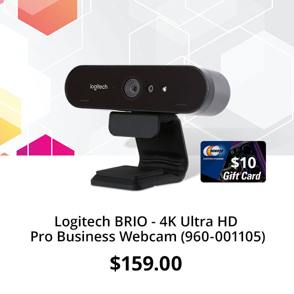 Logitech BRIO - 4K Ultra HD Pro Business Webcam (960-001105)