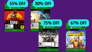 Up to 80% Off Select Xbox Digital Games