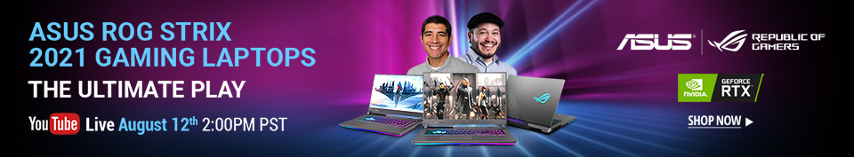 ASUS ROG STRIX 2021 GAMING LAPTOPS