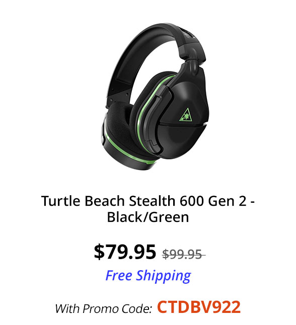 Turtle Beach Stealth 600 Gen 2 - Black/Green