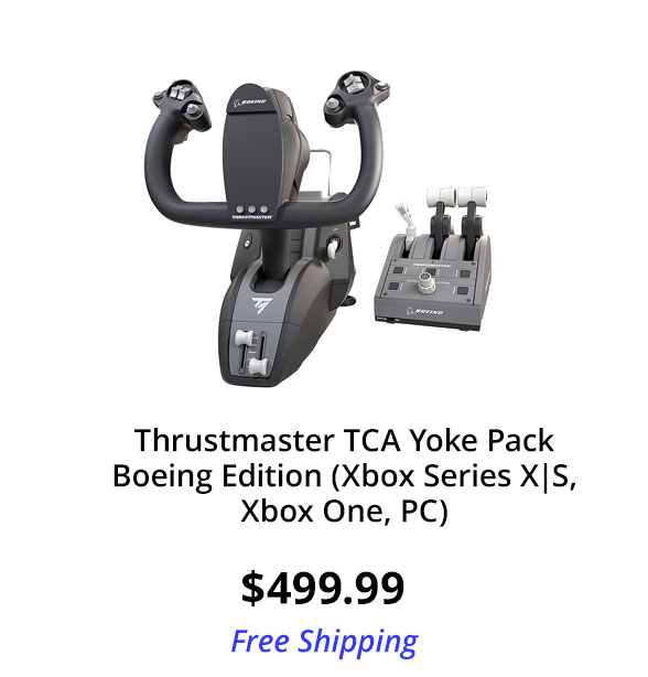 Thrustmaster TCA Yoke Pack Boeing Edition (Xbox Series X|S, Xbox One, PC)