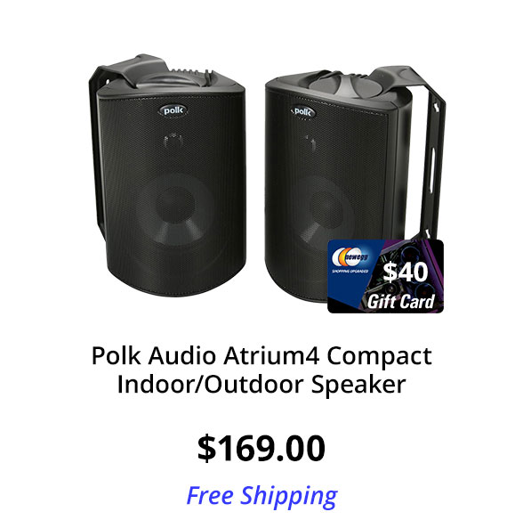 Polk Audio Atrium4 Compact Indoor/Outdoor Speaker