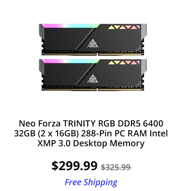 Neo Forza TRINITY RGB DDR5 6400 32GB