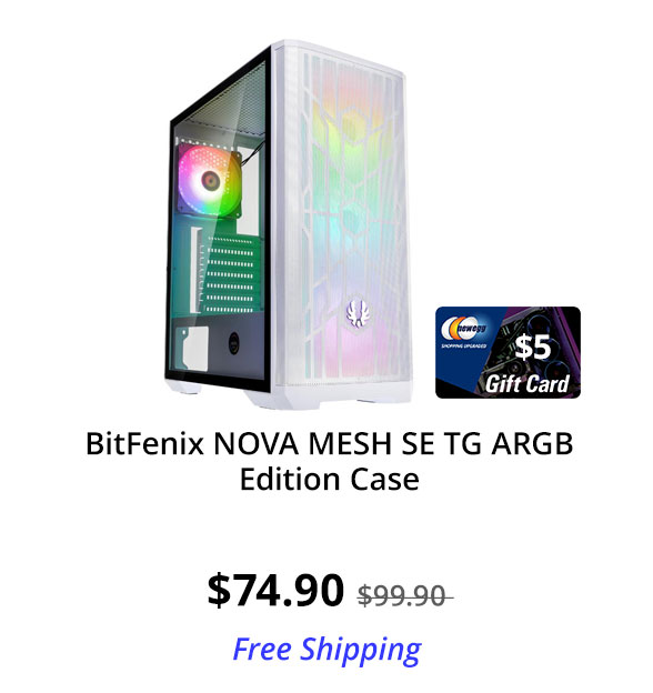 BitFenix NOVA MESH SE TG ARGB Edition Case
