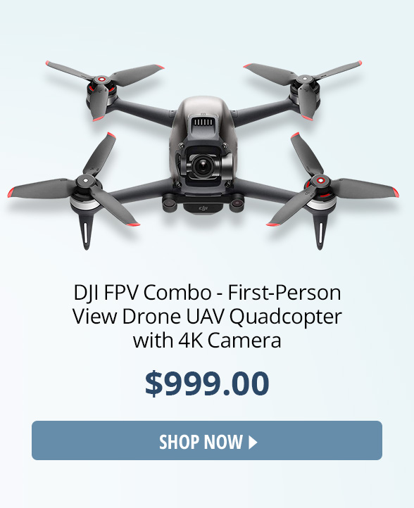 DJI FPV Combo - First-Person View Drone UAV Quadcopter with 4K Camera