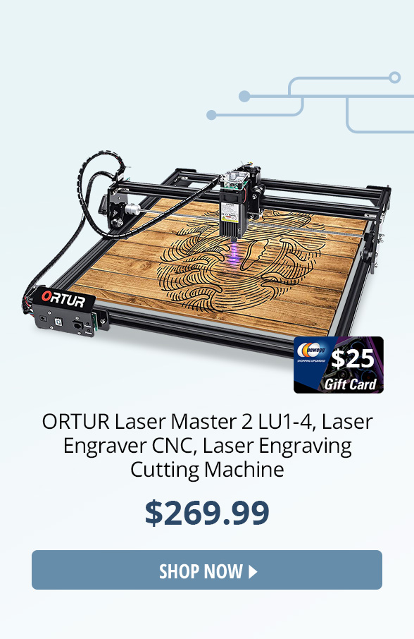 ORTUR Laser Master 2 LU1-4, Laser Engraver CNC, Laser Engraving Cutting Machine