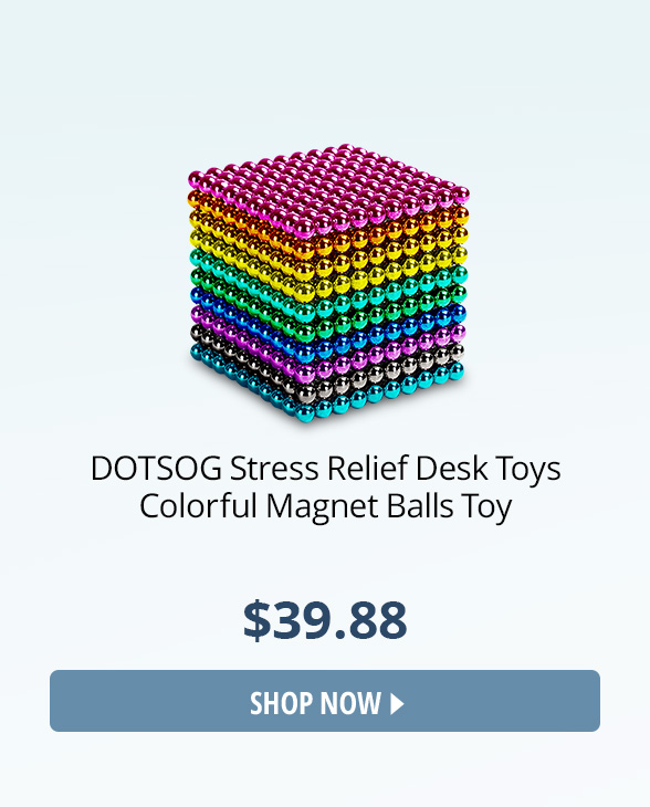 DOTSOG Stress Relief Desk Toys Colorful Magnet Balls Toy