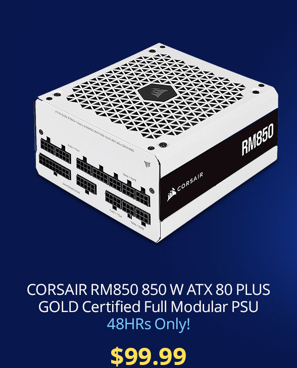 CORSAIR RM850 CP-9020232-NA 850 W ATX 80 PLUS GOLD Certified Full Modular Power Supply