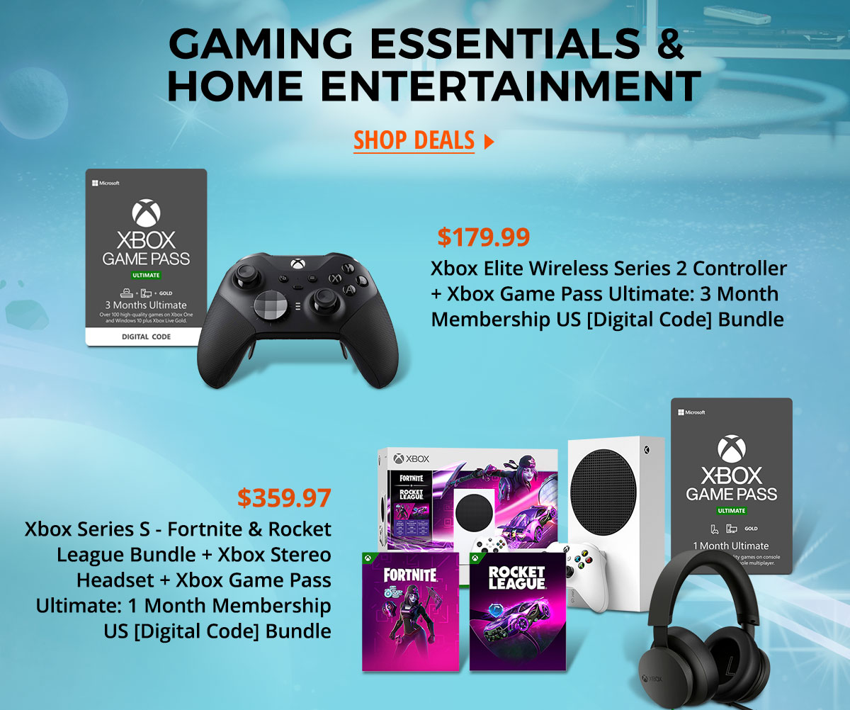 Gaming Essentials & Home Entertainment