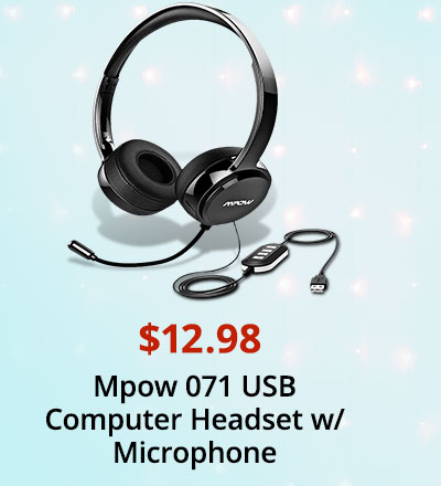 Mpow 071 USB Computer Headset w/ Microphone