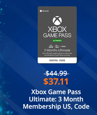 Xbox Game Pass Ultimate: 3 Month Membership US, Code