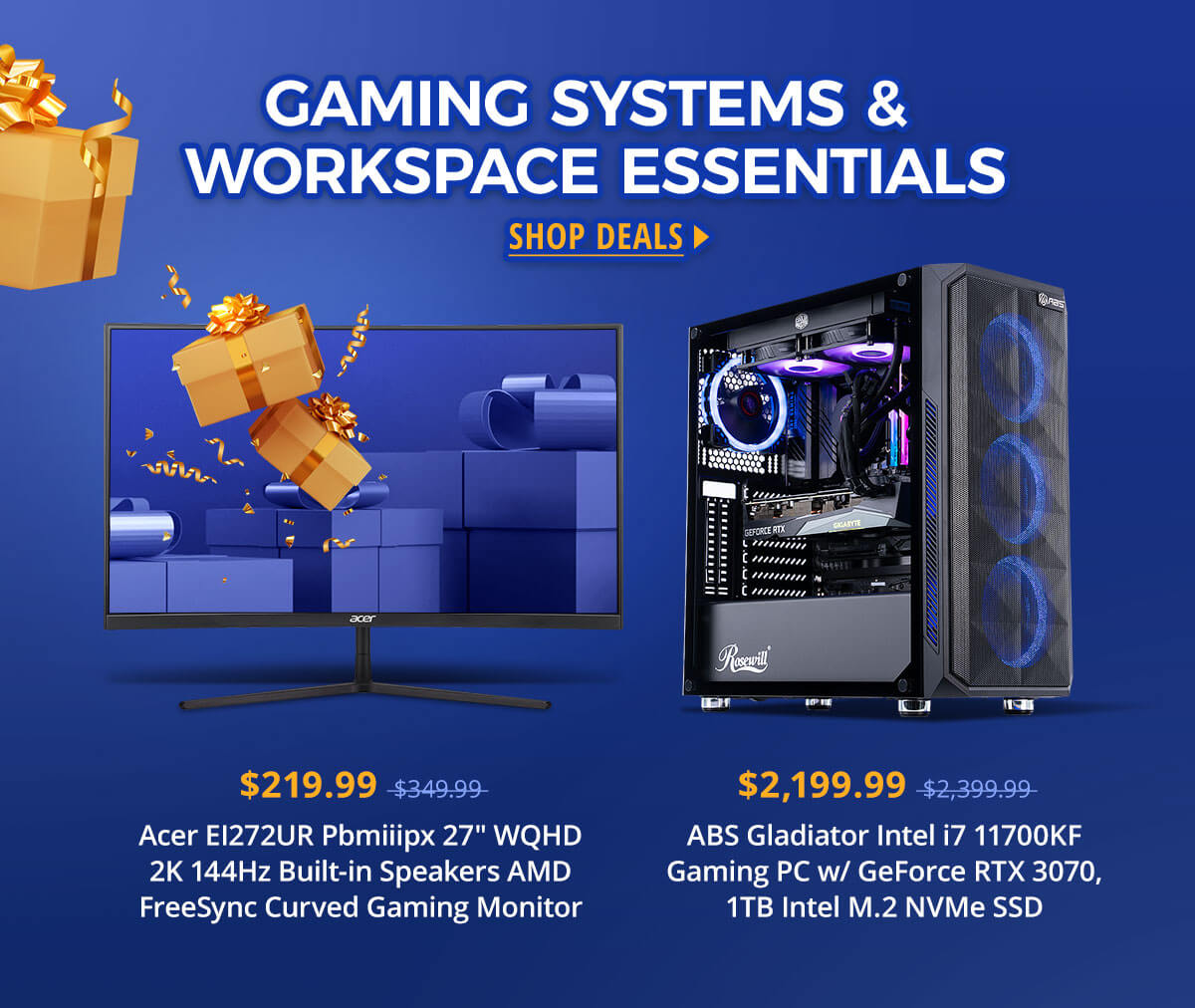 Gaming Systems & Workspace Essentials