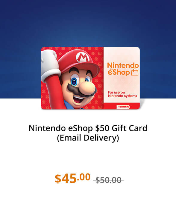 Nintendo eShop $50 Gift Card (Email Delivery)