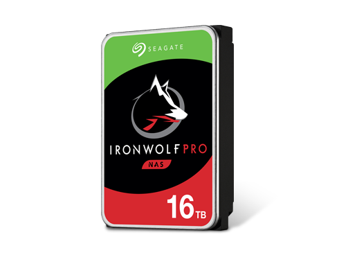Seagate IronWolf Pro 16TB NAS Hard Drive 7200 RPM 256MB Cache CMR SATA 6.0Gb/s 3.5" Internal HDD