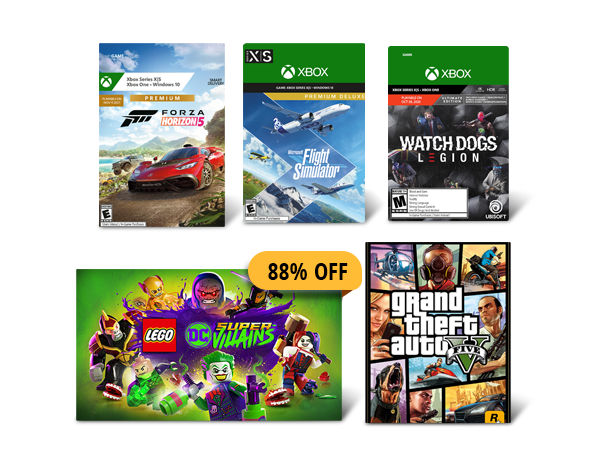 Up to 88% Off on select Digital Games*