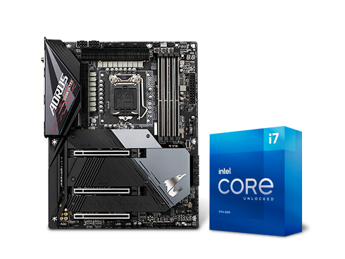 Intel Core i7-11700K Rocket Lake Processor + GIGABYTE Z590 AORUS ULTRA ATX Intel Motherboard Combo