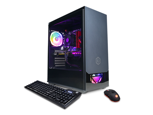 CyberpowerPC Gaming Desktop Gamer Master GM61100 Ryzen 7 5000 Series 5700G (3.80 GHz) 16GB DDR4 1 TB M.2 NVMe SSD NVIDIA GeForce RTX 3060 Ti Windows 11 Home 64-bit