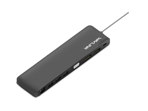 Wavlink USB C Triple Display 4K 12 in 1 USB C Docking Station With DP & HDMI &VGA,100W PD3.0 Charging(85W for PC) USB 3.0 & 2.0 Ports, SD TF Card Reader, Gigabit Ethernet, Audio For Mac/Windows