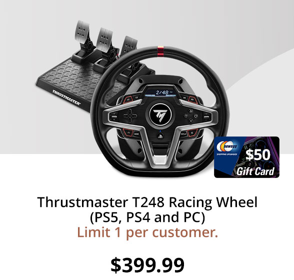 Thrustmaster T248 Racing Wheel (PS5, PS4 and PC)