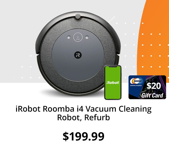 Refurbished iRobot Roomba i4 Vacuum Cleaning Robot, Refurb