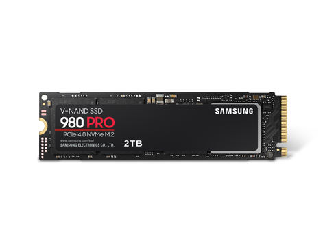 SAMSUNG 980 PRO M.2 2280 2TB PCIe Gen 4.0 x4, NVMe 1.3c Samsung V-NAND Internal Solid State Drive