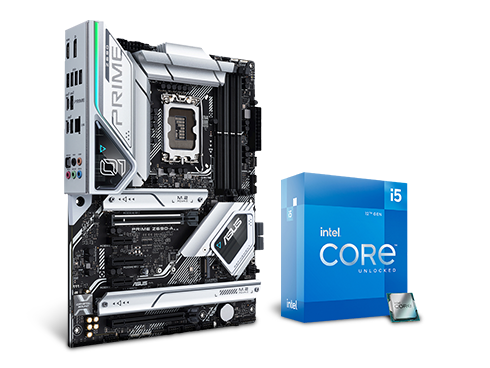 ASUS Prime Z690-A LGA 1700 ATX Motherboard + Intel Core i5-12600K Alder Lake 125W Processor Combo