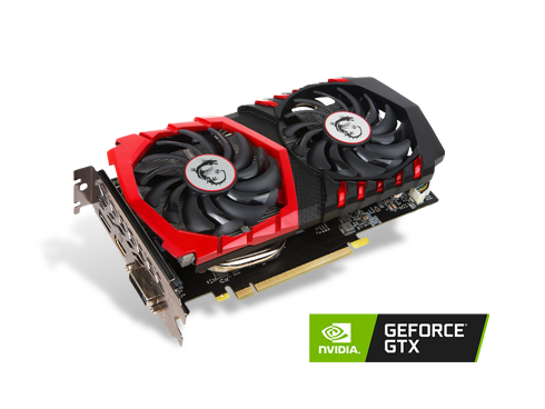 MSI Gaming GeForce GTX 1050 Ti 4GB GDDR5 PCI Express 3.0 x16 ATX Video Card GTX 1050 Ti GAMING X 4G