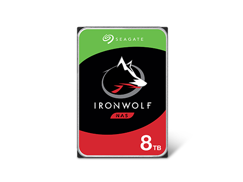 Seagate IronWolf 8TB NAS Hard Drive 7200 RPM 256MB Cache SATA 6.0Gb/s CMR 3.5" Internal HDD for RAID Network Attached Storage ST8000VN004