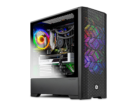 Skytech Blaze Gaming PC Desktop – INTEL Core i7 11700F 2.5 GHz, RTX 3060 Ti, 1TB NVME SSD, 16G DDR4 3200, 600W GOLD PSU, 240mm AIO, AC Wi-Fi, Windows 10 Home 64-bit