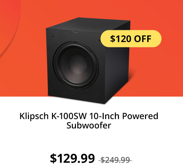 Klipsch K-100SW 10-Inch Powered Subwoofer