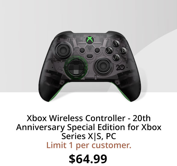 Xbox Wireless Controller - 20th Anniversary Special Edition for Xbox Series X|S, PC