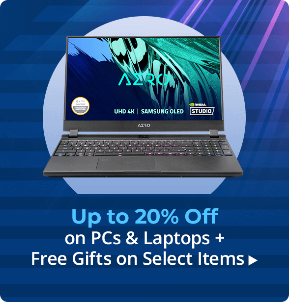 Up to 20% Off on PCs & Laptops + Free Gifts on Select Items