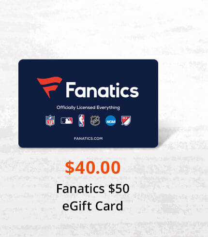 Fanatics $50 eGift Card