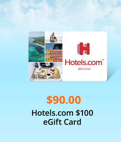 Hotels.com $100 eGift Card