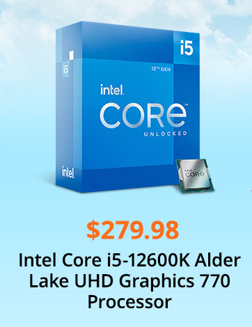 Intel Core i5-12600K Alder Lake UHD Graphics 770 Processor