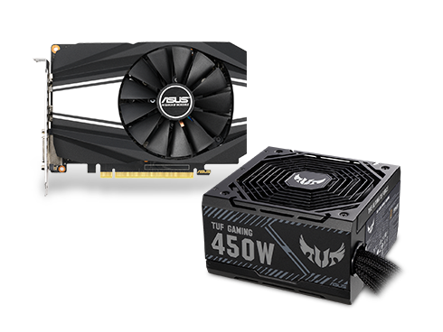 ASUS GeForce GTX 1660 SUPER Graphics Card + ASUS TUF GAMING 450W Bronze PSU Combo