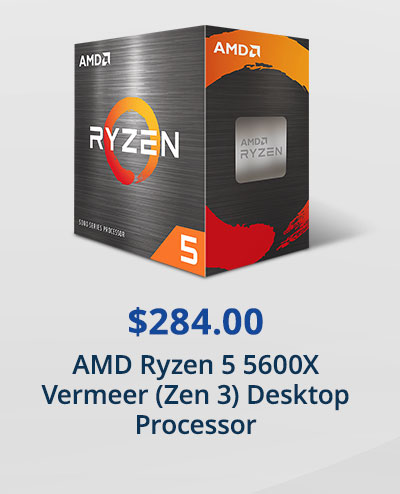 AMD Ryzen 5 5600X Vermeer (Zen 3) Desktop Processor 