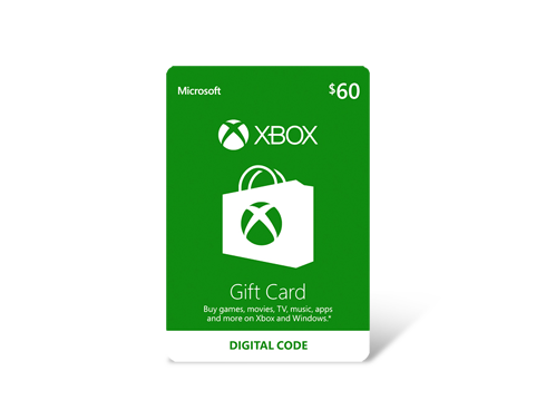 Xbox Gift Card $60 US (Email Delivery)