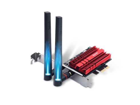 Fenvi FV-AXE3000 Wi-Fi 6E AX210 PCIe Network Card Bluetooth 5.2 Heat Sink AX 3000Mbps 802.11ax Tri-band 2.4G/5G/6G PCI-E Wireless WiFi Network Adapter Cards for Desktop PC Support Windows 10 64-bit